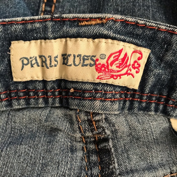 Paris Blue Faded Bootcut Jeans - Picture 4 of 5